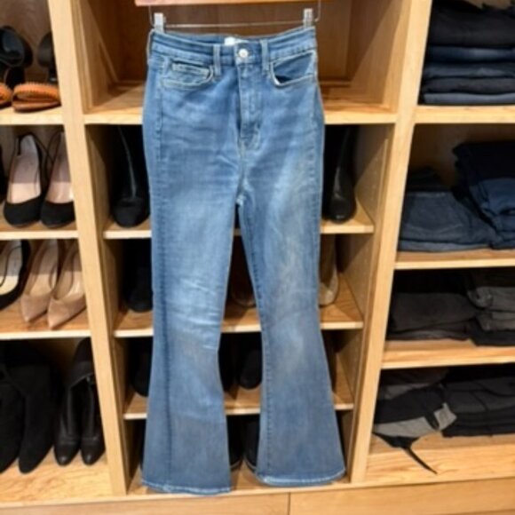 Seven for all Mankind Tailorless Flare Jeans Size 25 - Picture 1 of 3